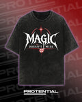 Magic Doesn't Miss - Acid Wash Black T-Shirt